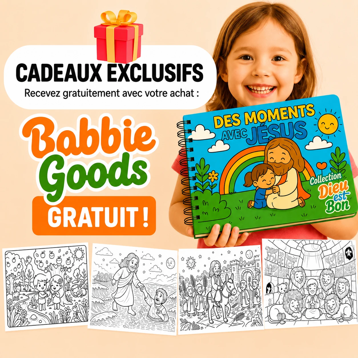 Livre de coloriage biblique